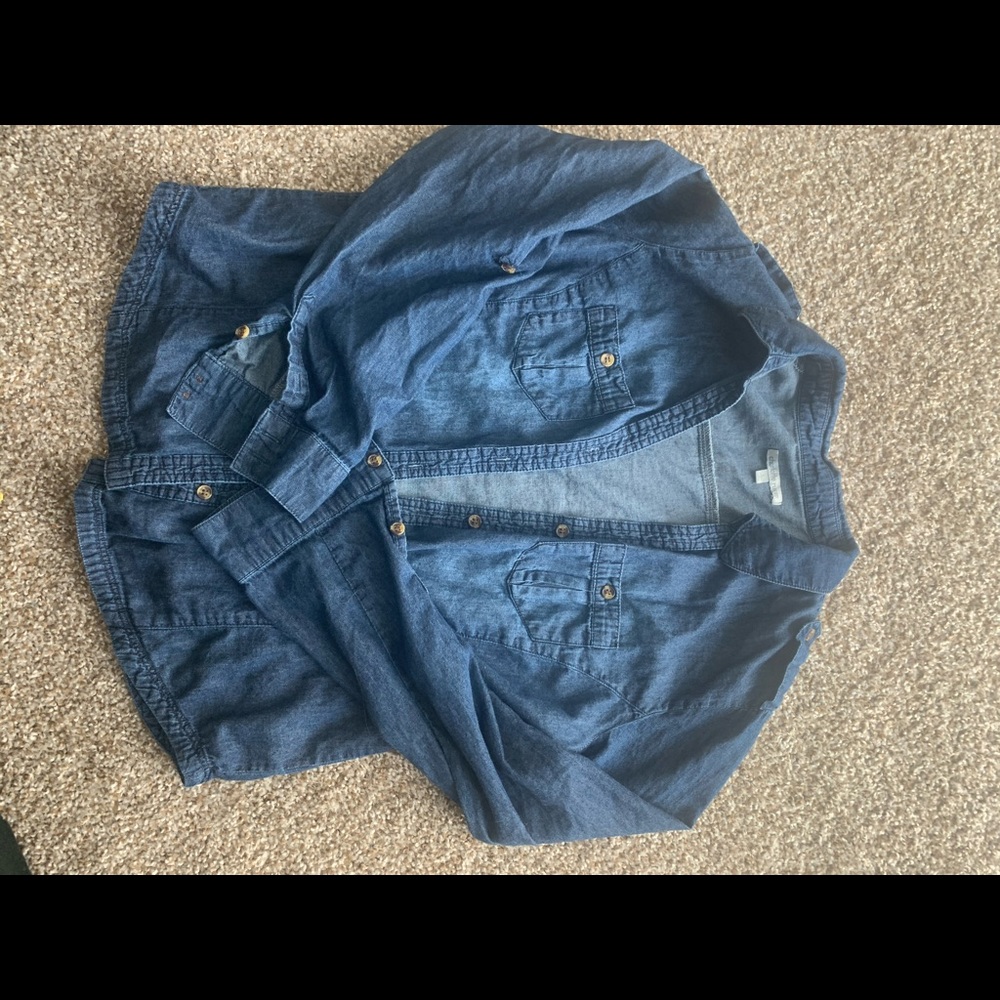 Denim cardigan